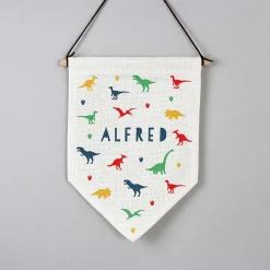 Personalised 'Dinosaur' Hanging Banner><noscript><img width=