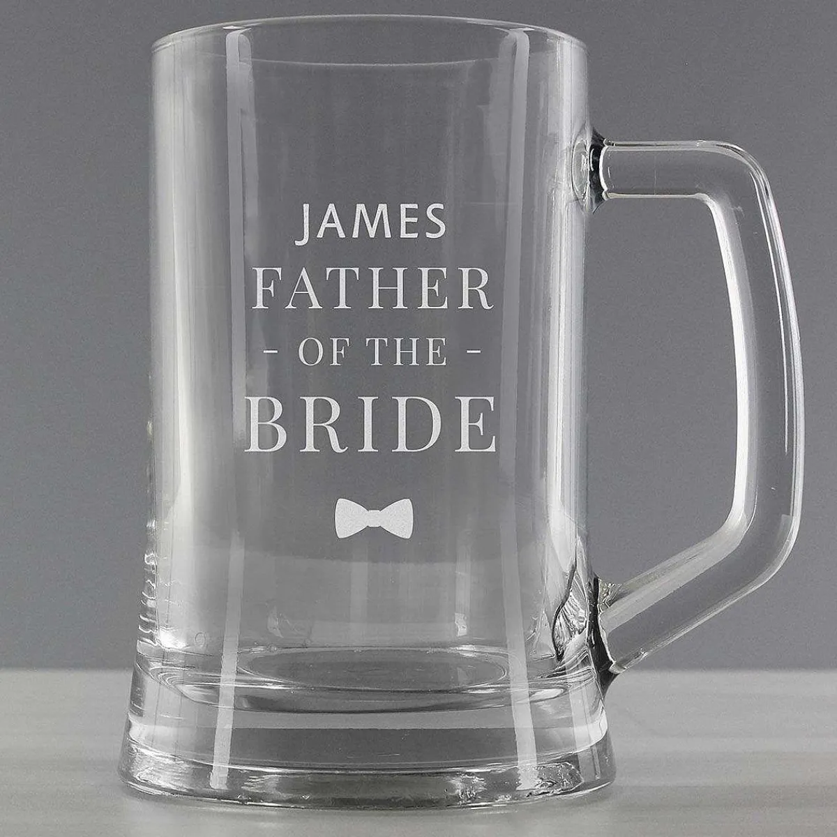 Personalised Father Of The Bride Pint Stern Tankard>Temptation Gifts Hot