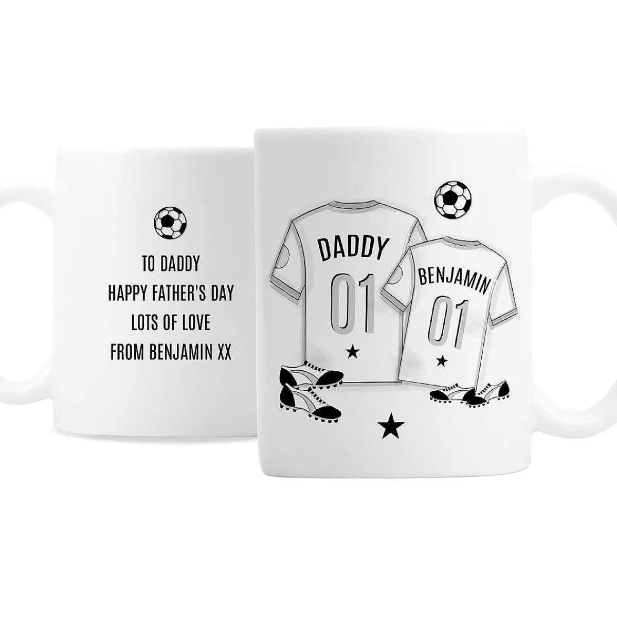 Personalised Football Mini Me Mug>Temptation Gifts Cheap