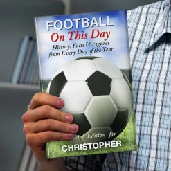 Personalised Football On This Day Hardback Book><noscript><img width=