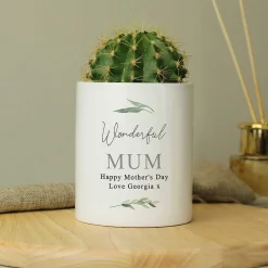 Personalised 'Free Text' Botanic Ceramic Storage Pot>Temptation Gifts Store