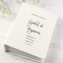 Personalised 'Free Text' 6X4 Photo Album With Sleeves><noscript><img width=