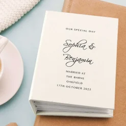 Personalised 'Free Text' 6X4 Photo Album With Sleeves><noscript><img width=