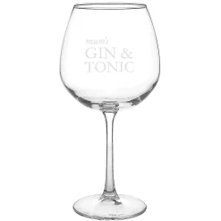 Personalised Gin & Tonic Balloon Glass>Temptation Gifts Best