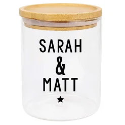 Personalised Glass Jar><noscript><img width=