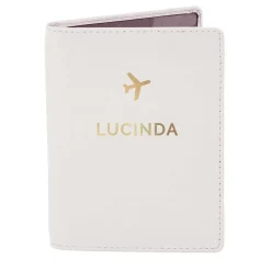 Personalised Gold Name Passport Holders Set><noscript><img width=