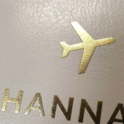 Personalised Gold Name Passport Holders Set><noscript><img width=