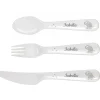 Personalised Hessian Elephant 3 Piece Plastic Cutlery Set>Temptation Gifts Sale