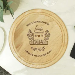 Personalised Home Round Chopping Board>Temptation Gifts Best Sale