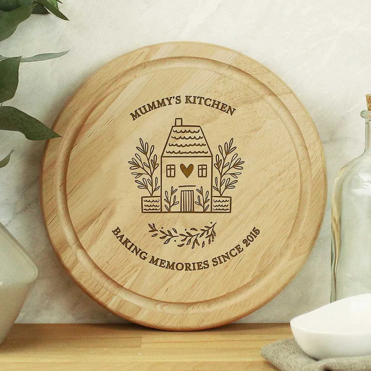 Personalised Home Round Chopping Board>Temptation Gifts Best Sale