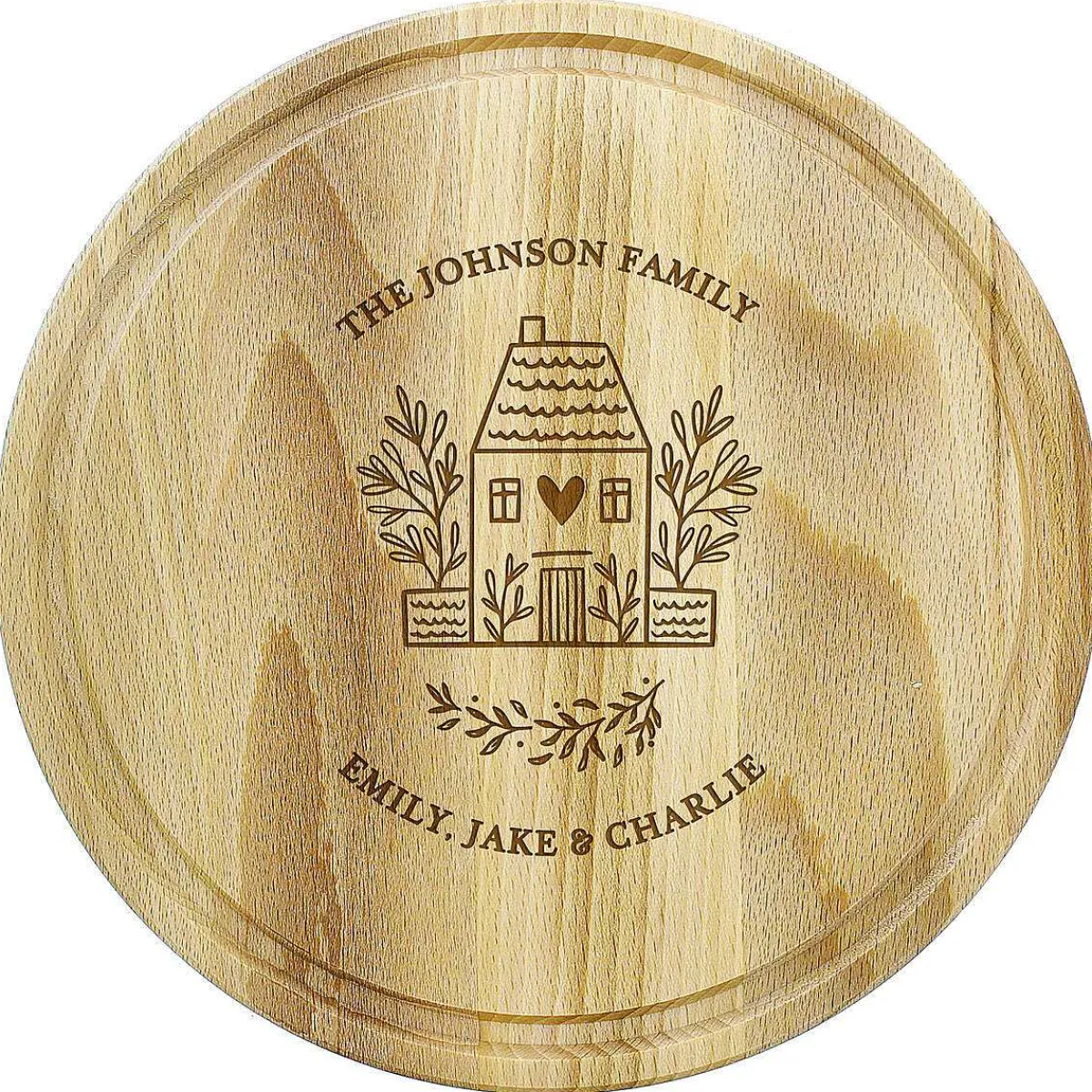 Personalised Home Round Chopping Board>Temptation Gifts Best Sale