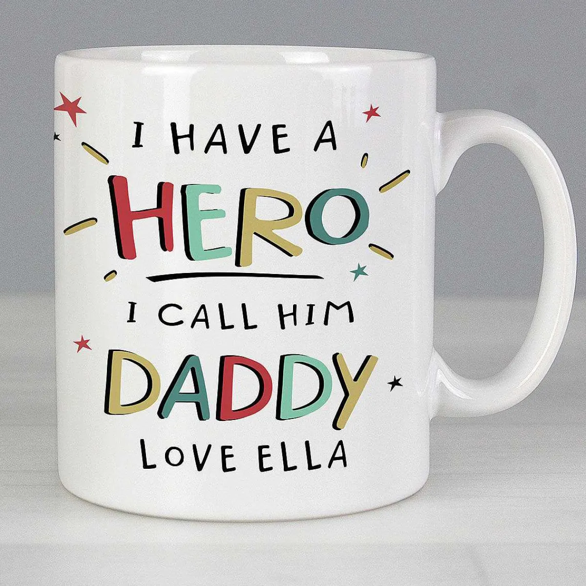 Personalised I Have A Hero Dad Mug>Temptation Gifts Online