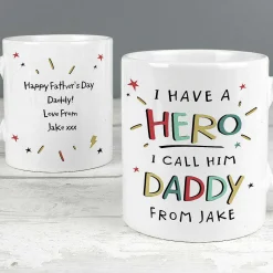 Personalised I Have A Hero Dad Mug><noscript><img width=