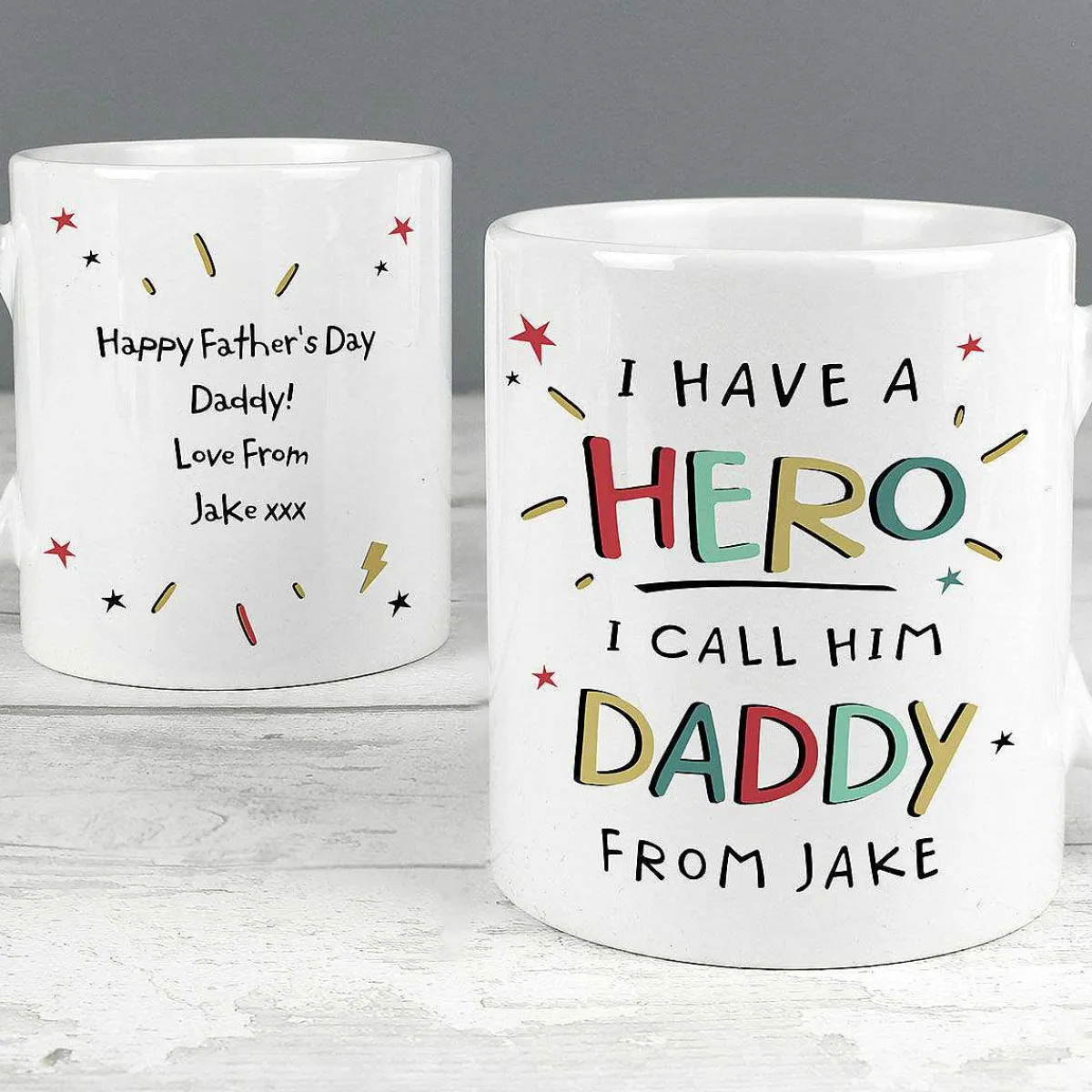 Personalised I Have A Hero Dad Mug>Temptation Gifts Online