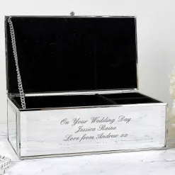 Personalised Mirrored Jewellery Box><noscript><img width=