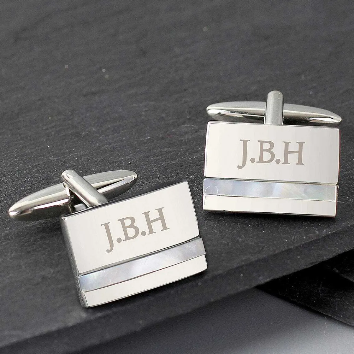 Personalised Mother Of Pearl Cufflinks>Temptation Gifts Best Sale