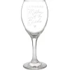 Personalised Mother Of The Bride Wine Glass>Temptation Gifts Best