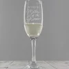 Personalised Mother Of The Groom Flute Glass>Temptation Gifts Flash Sale