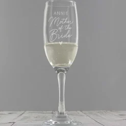 Personalised Mother Of The Bride Flute Glass><noscript><img width=