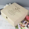 Personalised Mr & Mrs Large Wooden Keepsake Box>Temptation Gifts Sale