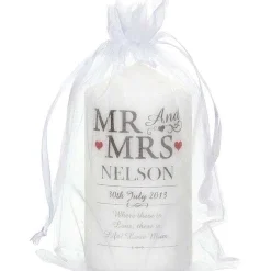 Personalised Mr And Mrs Candle><noscript><img width=