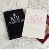 Personalised Mr And Mrs Passport Holders Set>Temptation Gifts Sale