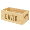 Personalised Name Mini Wooden Crate>Temptation Gifts Discount
