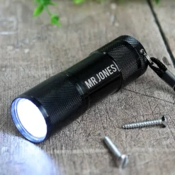 Personalised 'Name Only' Mini Led Torch><noscript><img width=