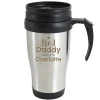 Personalised No.1 Daddy Travel Mug>Temptation Gifts Shop