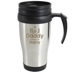 Personalised No.1 Daddy Travel Mug><noscript><img width=