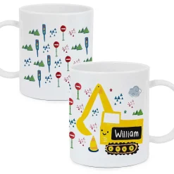 Personalised Plastic Digger Mug>Temptation Gifts New