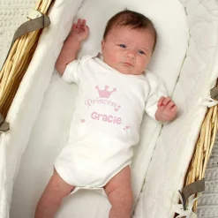 Personalised Princess Baby Vest>Temptation Gifts Outlet