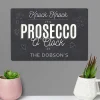 Personalised Prosecco Metal Sign>Temptation Gifts Discount