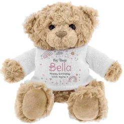 Personalised Rainbows & Sunshine Teddy Bear><noscript><img width=