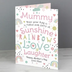 Personalised Rainbows & Sunshine Card><noscript><img width=