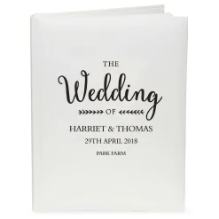 Personalised Rustic Wedding Traditional Album>Temptation Gifts Store
