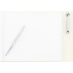 Personalised Rustic Wedding Guest Book And Pen><noscript><img width=