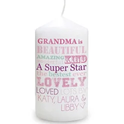 Personalised She Is... Candle>Temptation Gifts Clearance