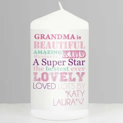 Personalised She Is... Candle><noscript><img width=