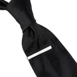 Personalised Silver Plated Tie Clip><noscript><img width=
