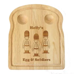 Personalised Soldiers Egg & Toast Board>Temptation Gifts Discount
