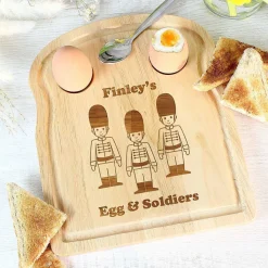 Personalised Soldiers Egg & Toast Board><noscript><img width=