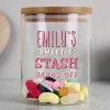Personalised Sweetie Stash Jar>Temptation Gifts Sale