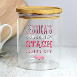 Personalised Sweetie Stash Jar><noscript><img width=