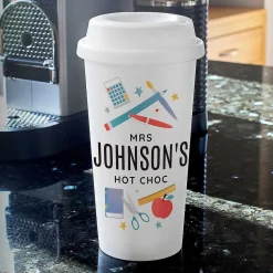 Personalised Teachers Insulated Eco Travel Cup><noscript><img width=