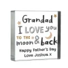 Personalised To The Moon And Back Large Crystal Token>Temptation Gifts Best Sale