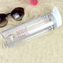 Personalised Unicorn Water Bottle><noscript><img width=