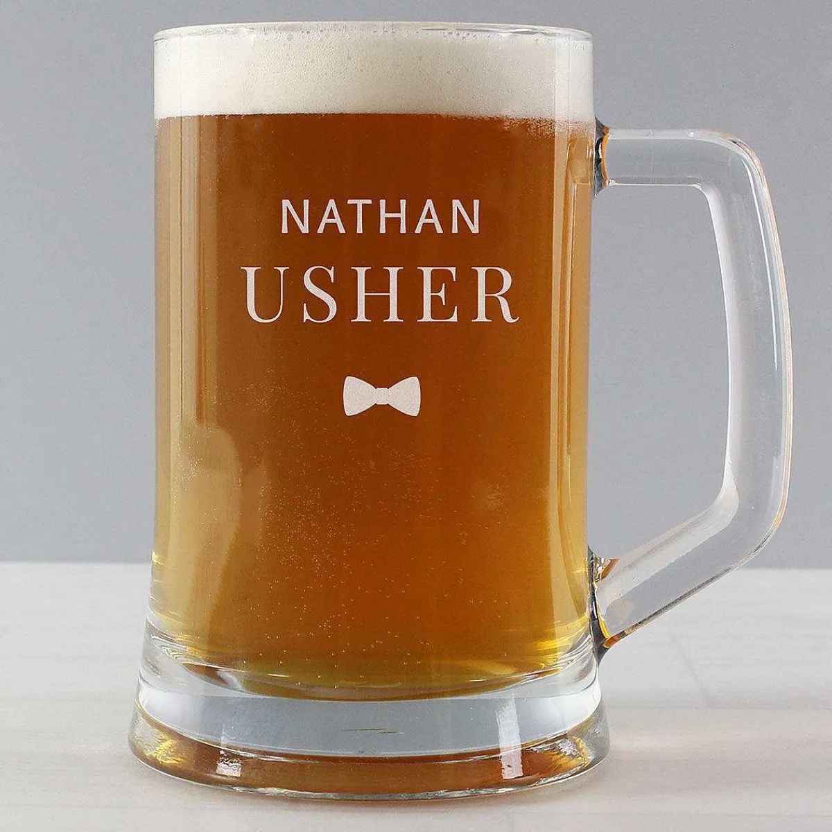 Personalised Usher Pint Stern Tankard>Temptation Gifts Outlet