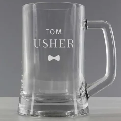 Personalised Usher Pint Stern Tankard><noscript><img width=