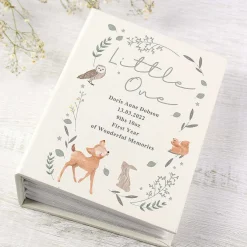 Personalised 'Woodland Animals' 6X4 Photo Album With Sleeves><noscript><img width=